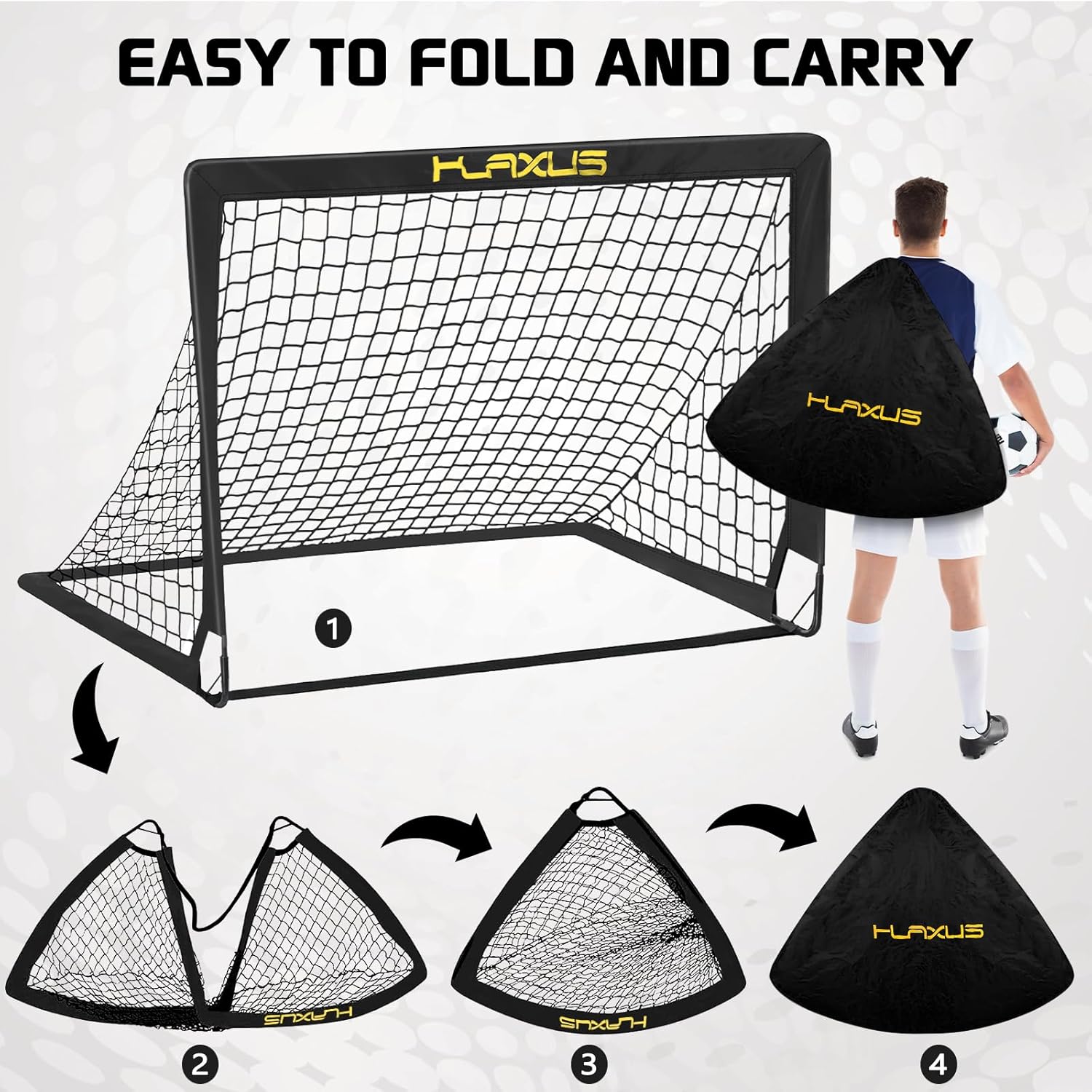 Portable Soccer Goal Set for Kids with Ball L543615