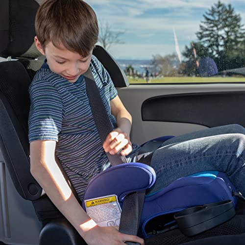 Backless Belt-Positioning Booster Car Seat with Dual Latch Connectors P6224