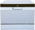 Sunpentown 17.24 x 21.65 x 19.69 in. Energy Star Countertop Dishwasher with Delay Start & LED - Silver
