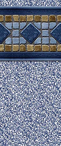 Boulder Swirl 18-Foot Round Above-Ground Pool Liner, 52-Inch Wall Height T32178