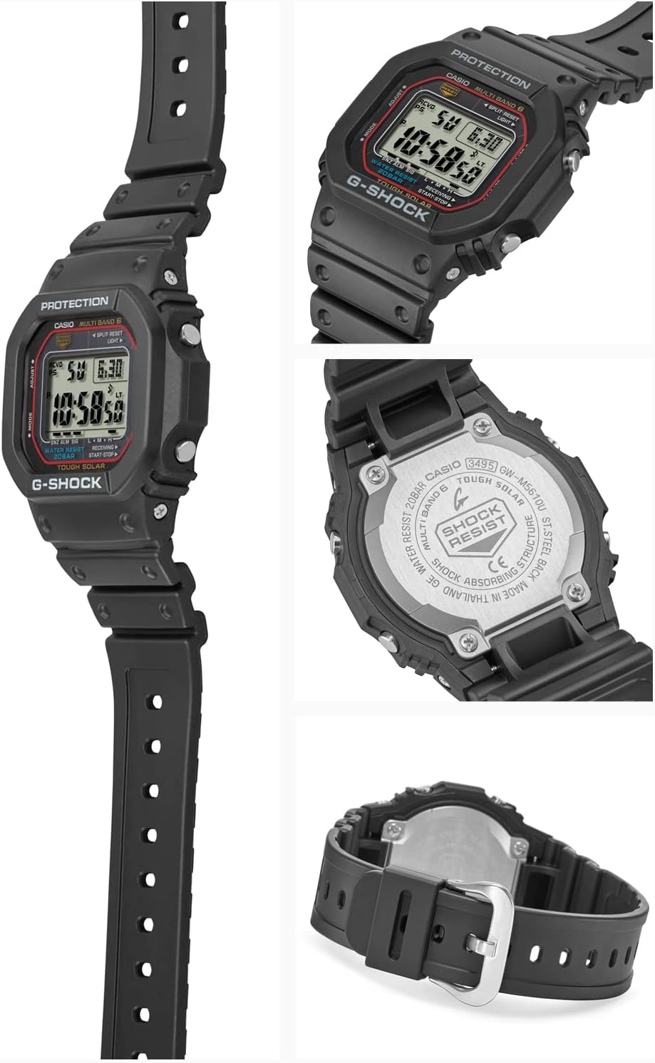 Solar Radio Wave Watch 20 ATM Water Resistant C1680