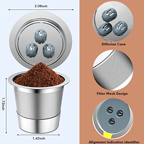 Reusable Coffee Filter Pods for Dual Brew Pro System, 6 Pack V15386