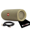 JBL Flip 5: Portable Wireless Bluetooth Speaker, IPX7 Waterproof - Gray - Boomph's Comprehensive Ultimate Performance Cloth Solution for Your On-The-Go Sound Experience