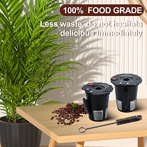 Reusable Coffee Pods Filter with Cleaning Brush, Pack of 2 E48034