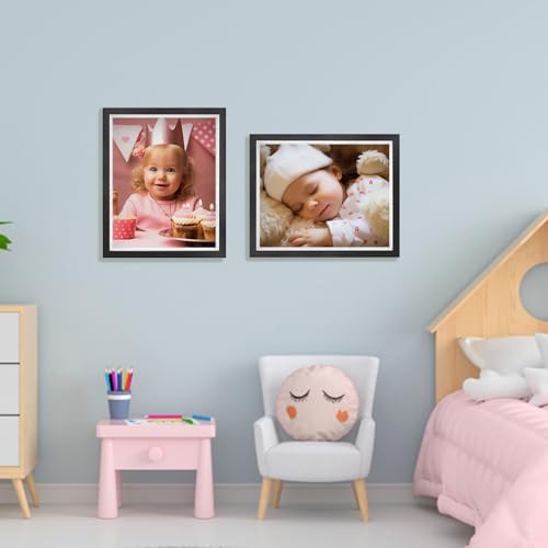 Shadow Box Frame 11 x 14in with Adhesive Tape, Black S782