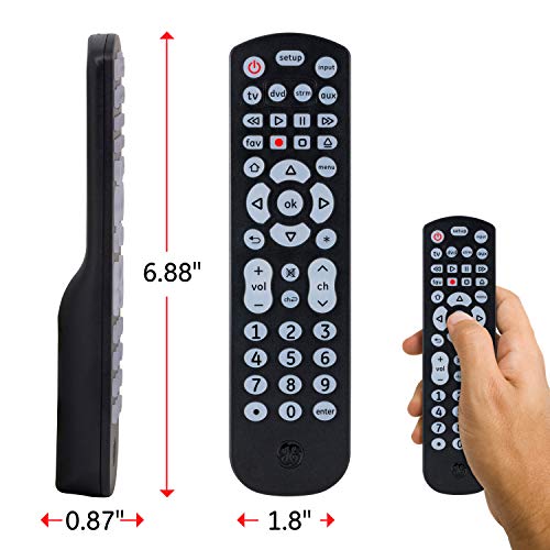 Universal Remote Control for Smart TVs, Streaming Players, Blu-Ray and DVD B91583