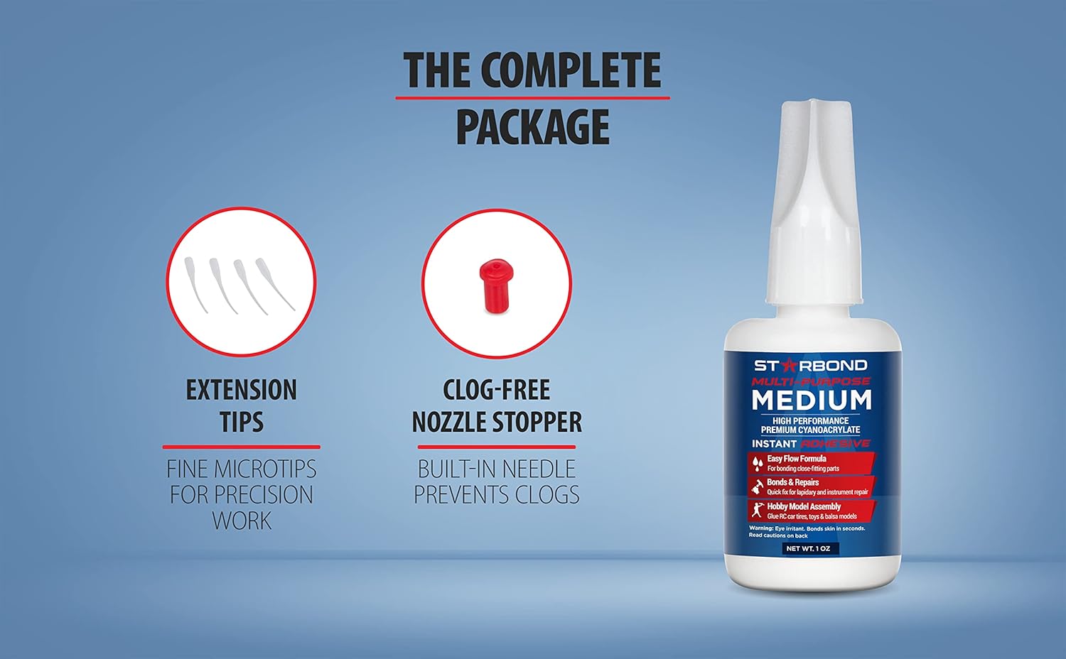 Medium CA Glue for Woodworking, Woodturning, Hobby Models C89027