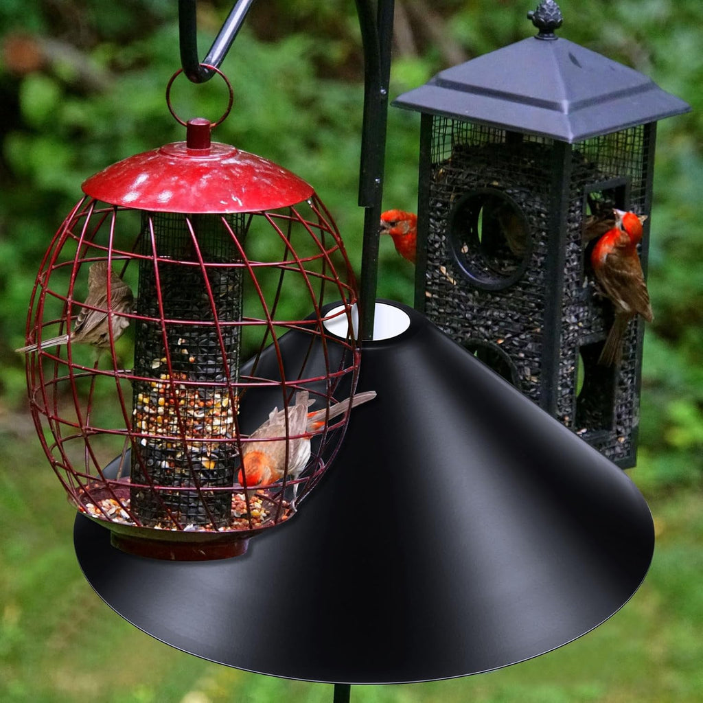 Metal Squirrel Baffle for Bird Feeder Pole, 12 Inch I688