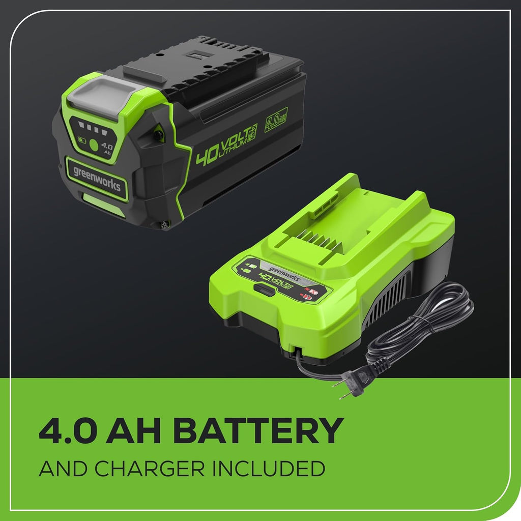 40V 20" Brushless Push Mower with 4.0Ah Battery Q848153