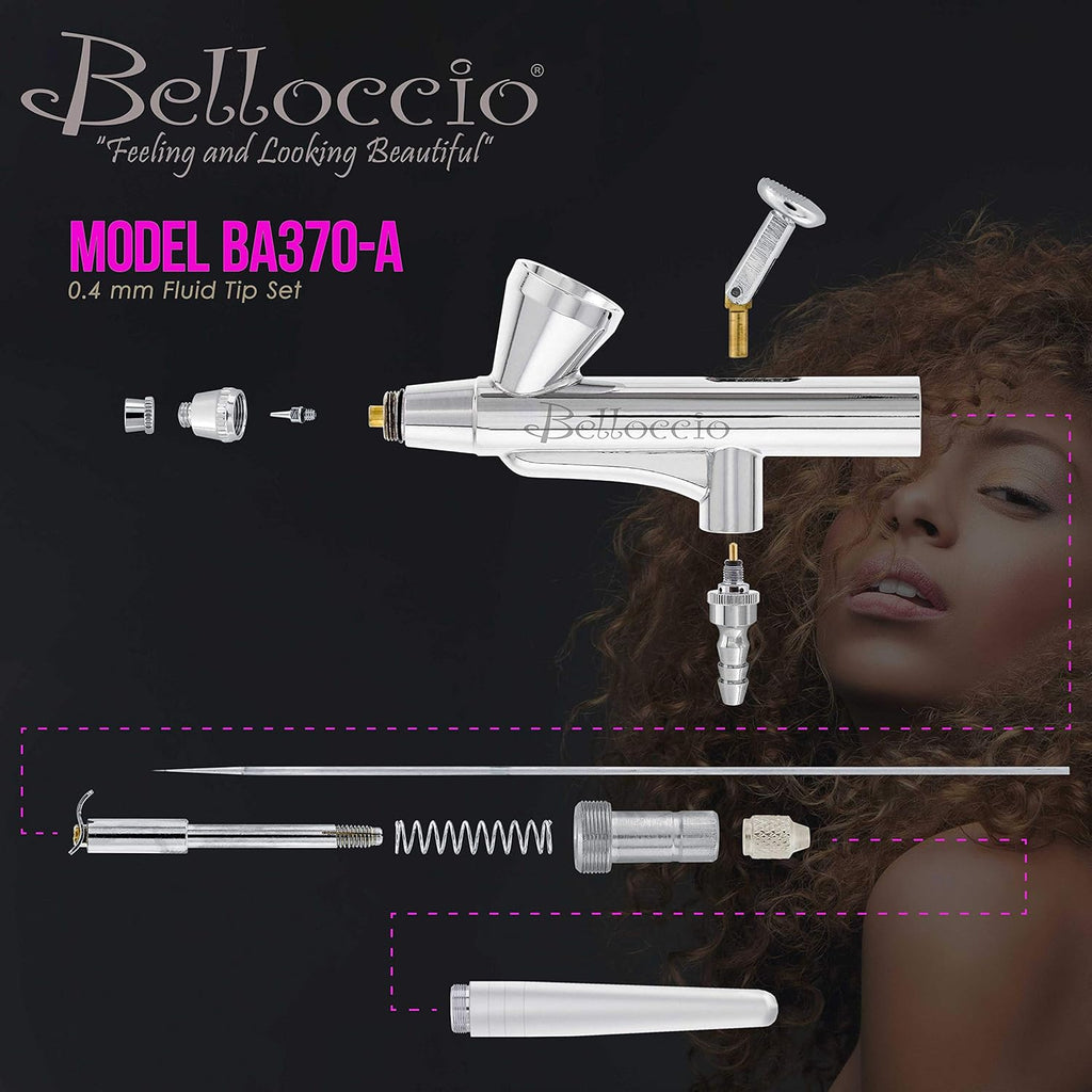 Airbrush Makeup Kit with 0.4mm Tip and 1/16 oz Cup B89450