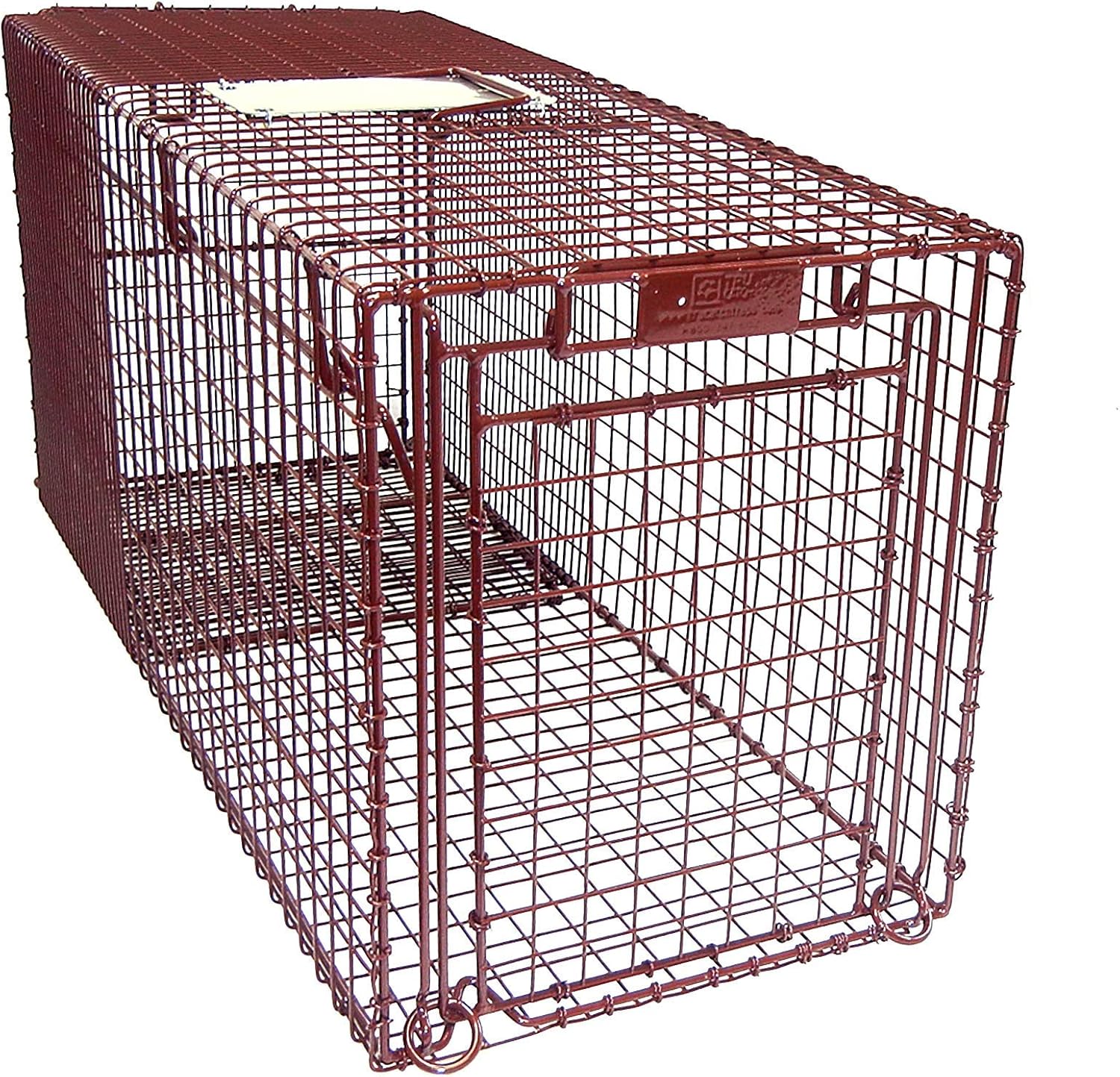 Tru Catch 30FCD Fat Cat Humane Live Animal Trap - Easy & Safe Catch & Release Animal Trap for Cats, Rabbits, & Other Small Animals - Durable & Humane TNR Trap - (30" L x 14" H x 12" W)