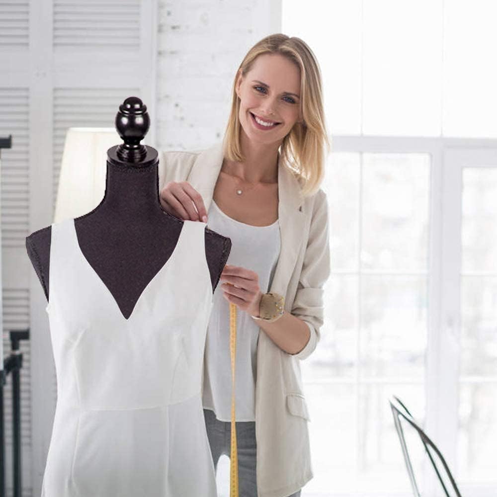 Dress Form Mannequin with Tripod Stand, Height Adjustable, Black X9570
