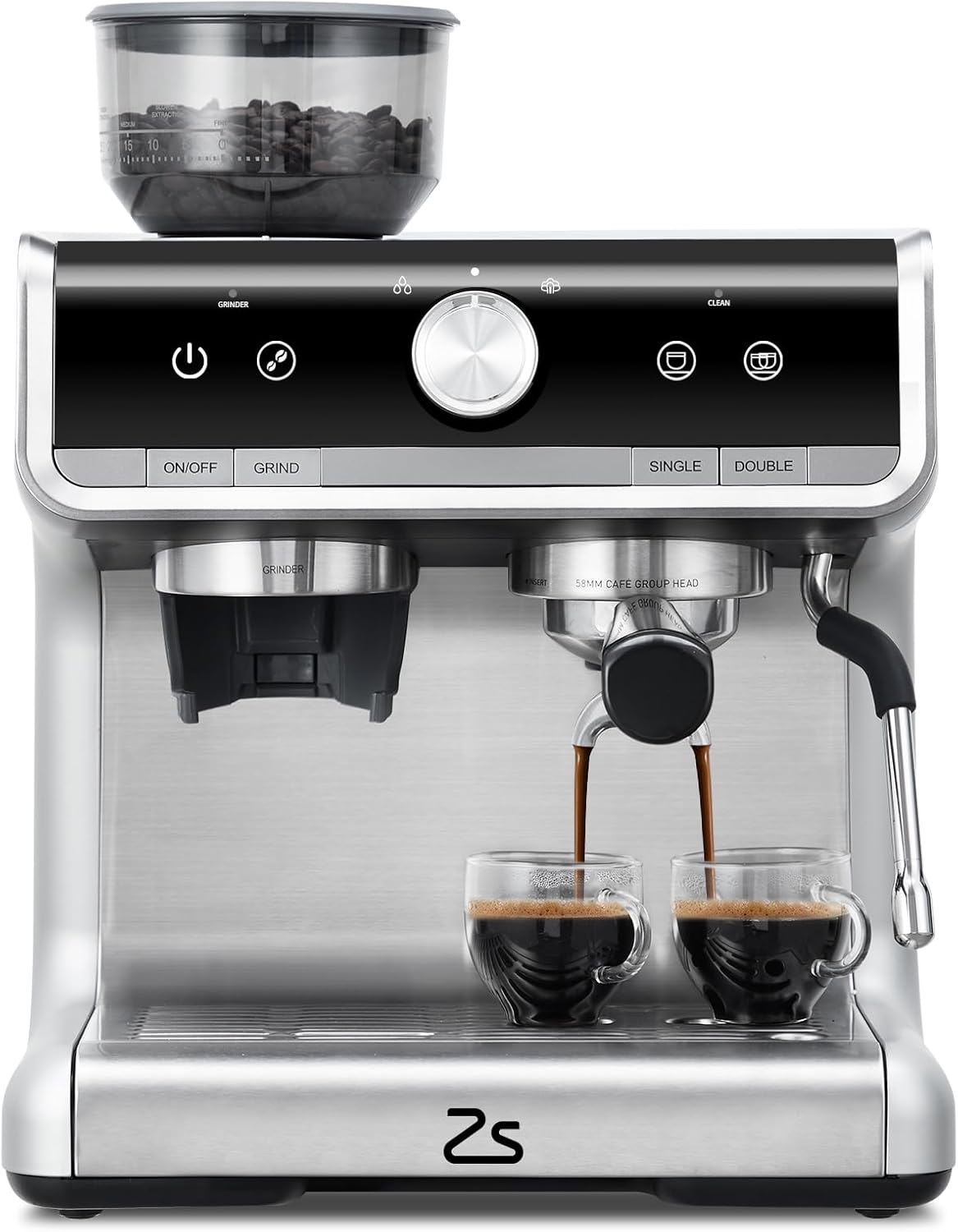Espresso Maker 20 Bar, 2.8L, Stainless Steel B9588