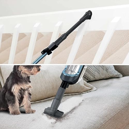 Corded Stick Vacuum with Swivel Steering and LED Headlights, Removable Dust Cup, for All Floors O67451