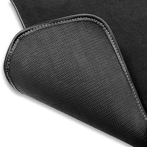 Heavy Duty Black Carpeted Floor Mats for Corvette C8 2023-On, 2PC Fronts U4023