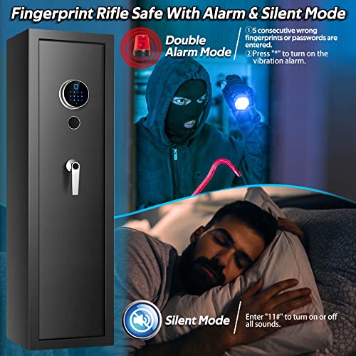 Fire Resistant Rifle Gun Safe with Removable Shelf for Home N958808