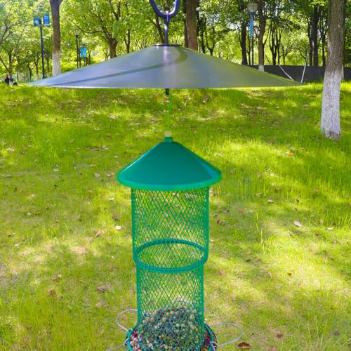 Metal Squirrel Baffle for Bird Feeder Pole, Extra Large, Black M374