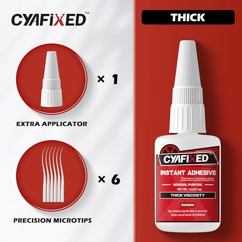 Thick Viscosity Cyanoacrylate Instant Glue, 4 oz. J63903