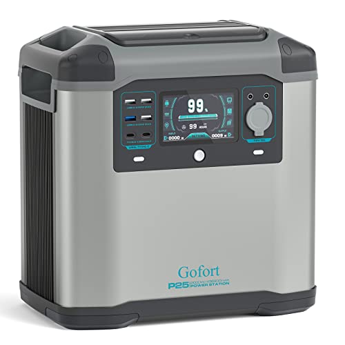 2000W Portable Power Station 1572Wh Solar Generator,Recharge 0-80% Within 1 Hour,E-VSZ Mode Up To 3000W,E-UPS, Portable Generator Solar Power Station for Outdoor Camping/RV/Home Use