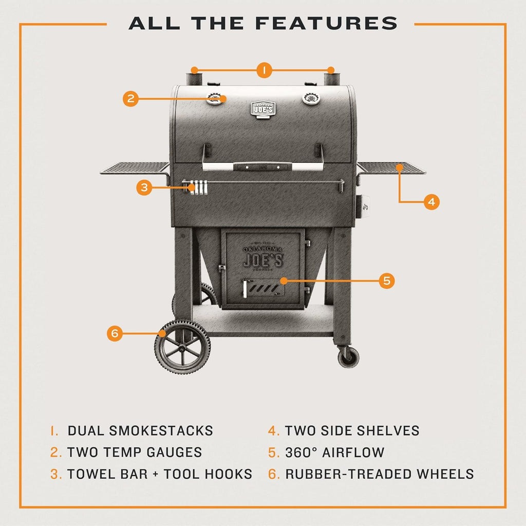 Centerbox Smoker, Black Steel B309