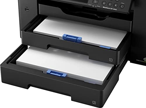 Wireless All-in-One Inkjet Printer with Wide-Format Printing, Auto Duplex, Copy Scan Fax H473