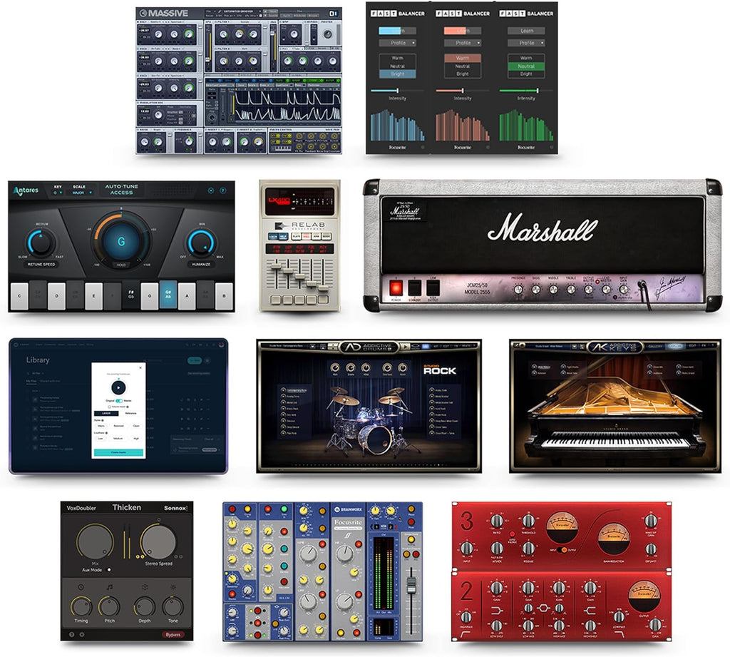 USB Audio Interface with Waves Musicians 2 Bundle J1870