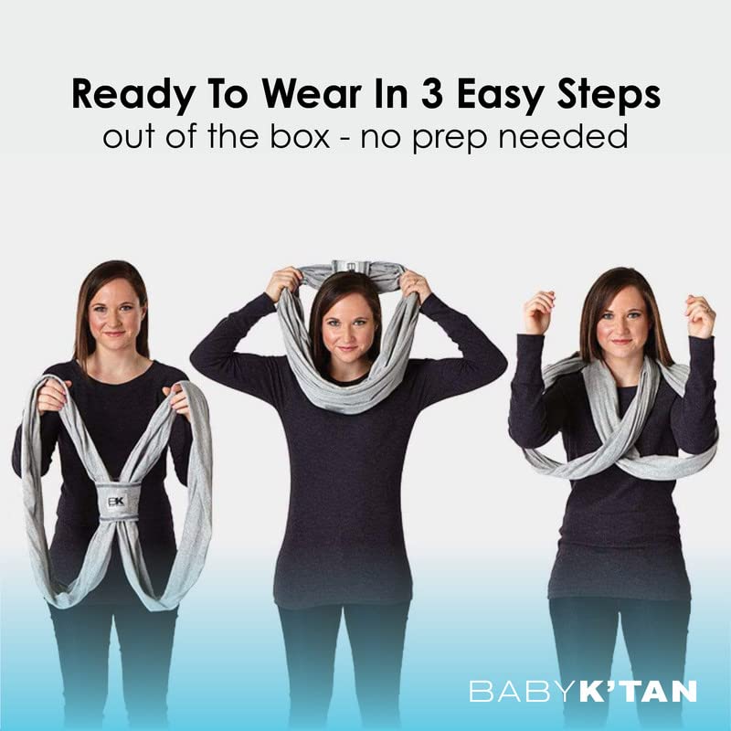 Baby Carrier Pre-Wrapped Soft Sling for Newborn to Toddler Y29390