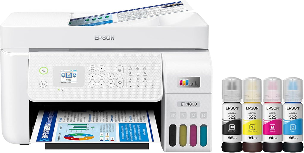Wireless All-in-One Supertank Printer with Scanner, Wide-Format Printing up to 13" x 19" F550