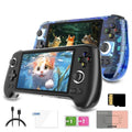 RG556 Handheld Game Console with 8000+ Games,5.48-inch AMOLED Screen Android 13 Unisoc T820 Retro Arcade Gaming Console, Support Bluetooth & WiFi (8+128G/256G, 8+128g+256g/Blue