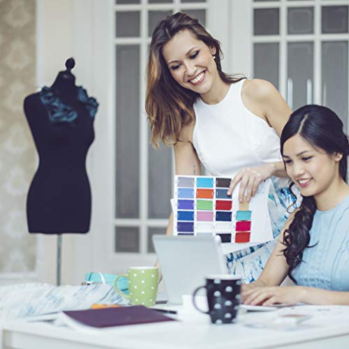 Manikin 60"-67" Height Adjustable Female Dress Form Display Torso with Tripod Stand, White W497