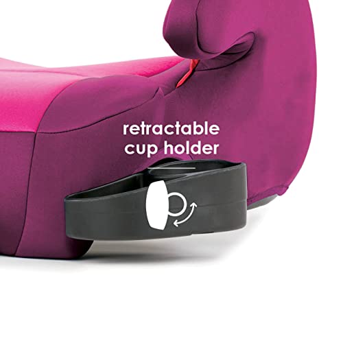 Backless Belt-Positioning Booster Car Seat with Dual Latch Connectors P6224