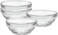 Duralex Made In France Lys 3-Inch Stackable Clear Bowl, Set of 4
