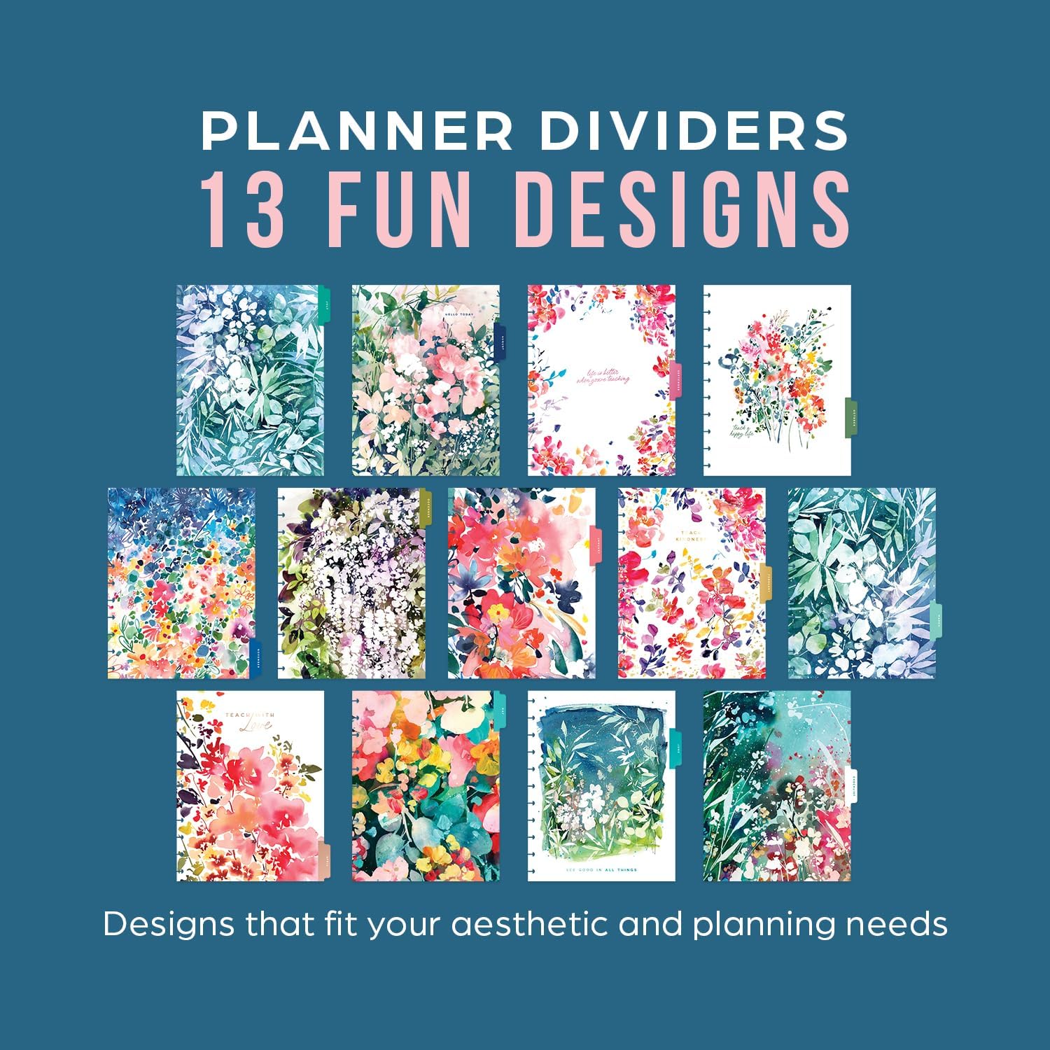 Disc-Bound 12-Month Academic Planner, Daily and Monthly, Big Size, 8.5" x 11" Y907