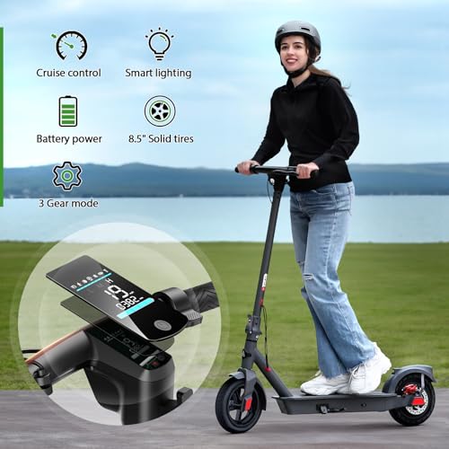 Electric Scooter for Adults, Foldable, 19 Mph, 500W Motor L681