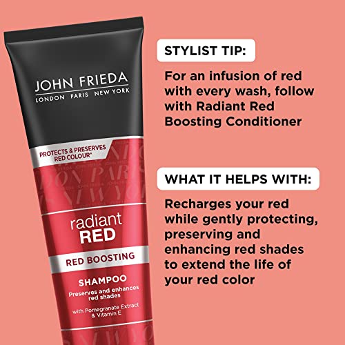 Red Boosting Shampoo for Enhanced Red Hair Shades, 8.3 Ounce P648