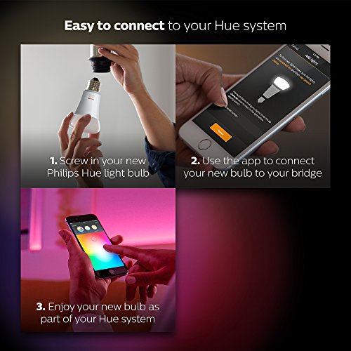 Smart Bulb for Lamps and Overhead Lights, 16 Million Colors G438