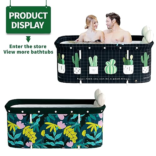 Foldable Portable Bathtub for Adults, Soaking Tub for Shower Stall Z985310