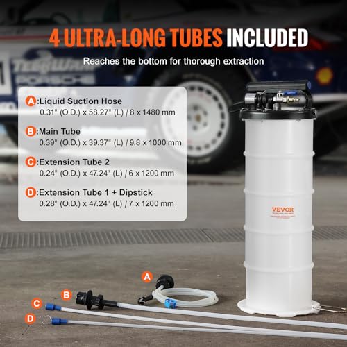 6.5L Pneumatic/Manual Fluid Extractor Pump for Oil Change Z190118