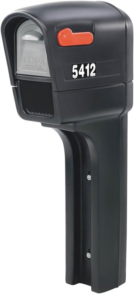 Mailbox, Black with Ground Screw, Silver J20068