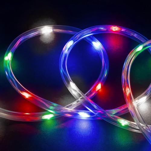 20ft Green LED Rope Light with Remote, Waterproof Outdoor Accent Lighting E76179