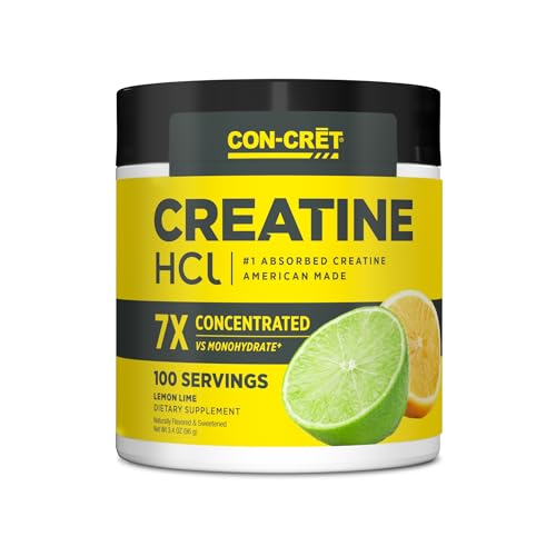 Creatine HCl Powder | Supports Muscle, Cognitive, and Immune Health | Raspberry Flavored Creatine (64 Servings)