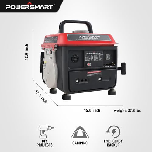 1500-Watt Gas Powered Portable Inverter Generator for Camping Outdoor J1186