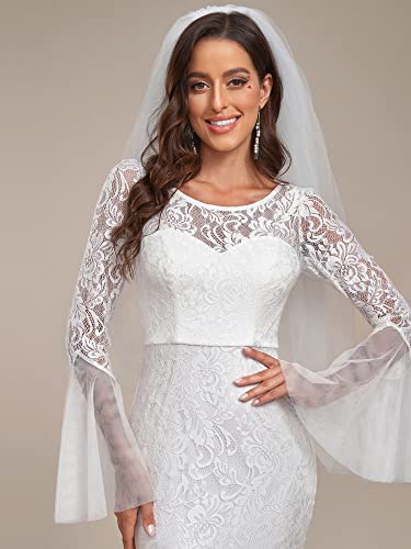 Sweetheart Lace Applique Mermaid Wedding Dress G12162