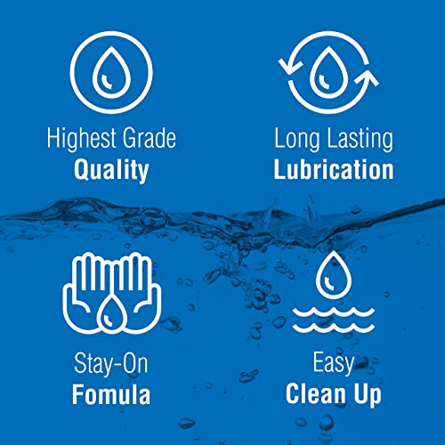 Water Based Lubricant, 6 Ounce, Non Sticky, Unscented Y189