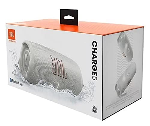 Portable Bluetooth Speaker with IP67 Waterproof and USB Out - White L5117
