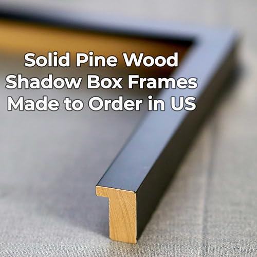 Shadow Box Frame Display Case with UV Acrylic Front Q785340