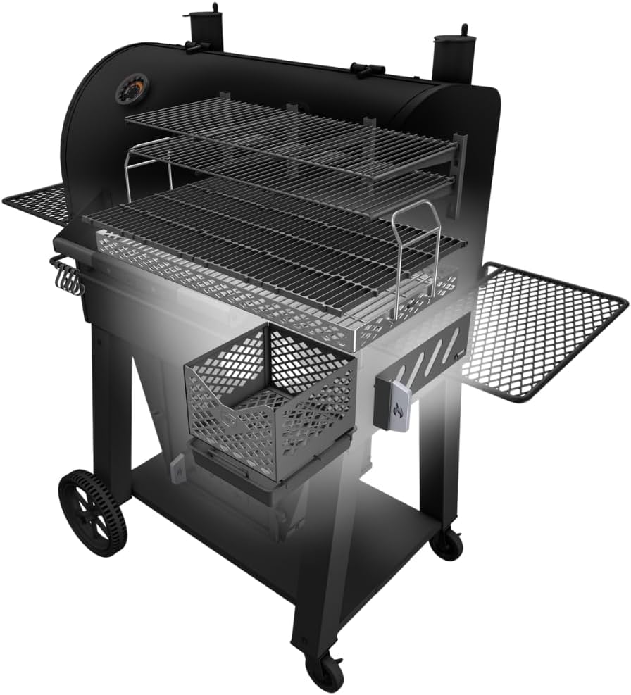 Centerbox Smoker, Black Steel B309