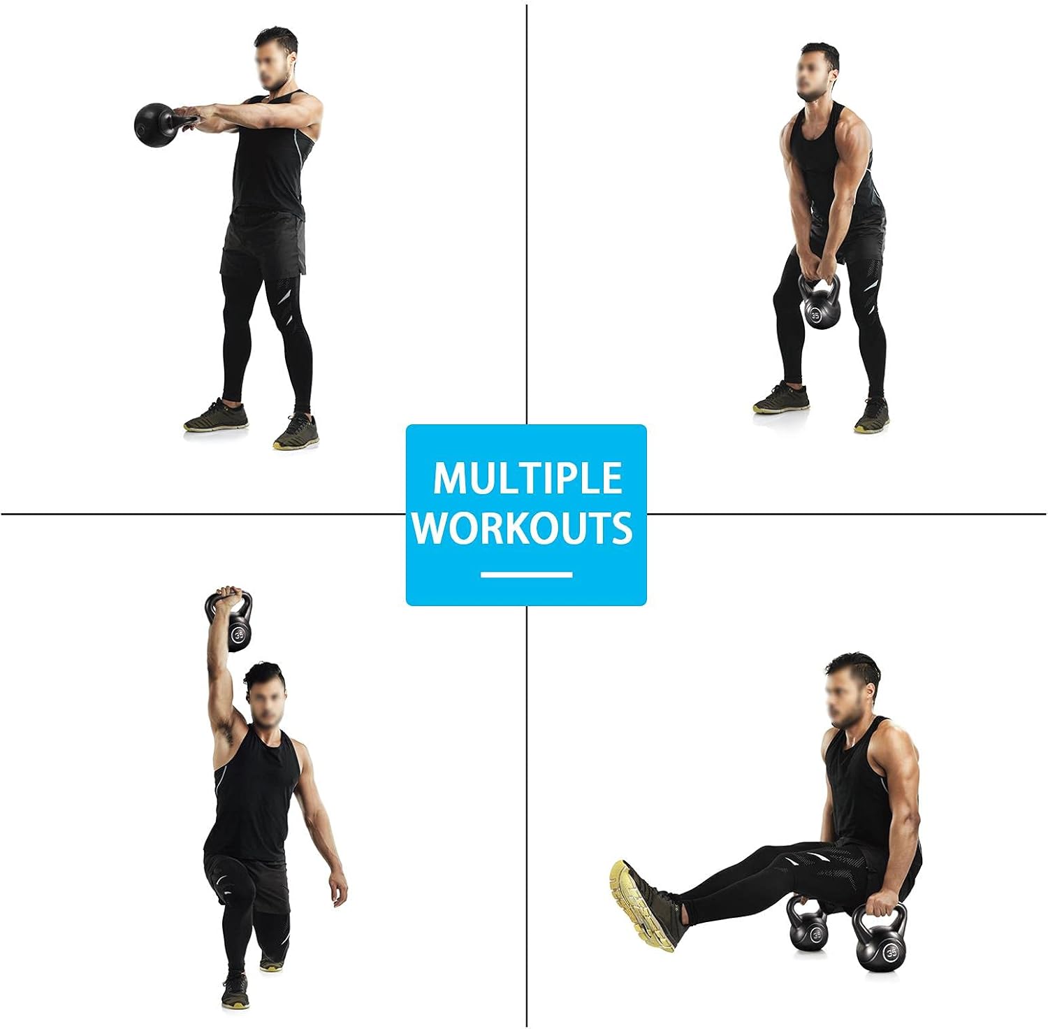 Kettlebell Weights for Home Gym Strength Training N71934