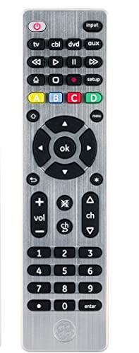 Universal Remote Control for Smart TVs, Silver D89184