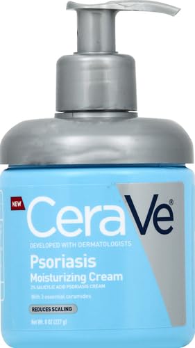 Psoriasis Treatment Cream with Salicylic Acid and Urea, Fragrance Free, 8 Oz J7113